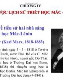 KHÁI LƯỢC LỊCH SỬ TRIẾT HỌC MÁC - LÊNIN