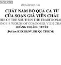 Chất Nam bộ qua ca từ của soạn giả Viễn Châu