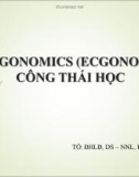 Bài giảng Ergonomics (Ecgonomi) - Chương 1: Công thái học trong lao động