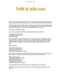 Triết lý trầu cau