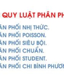 Xác suất căn bản - Các quy luật phân phối