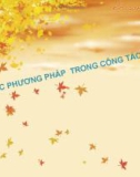 Các phương pháp trong công tác xã hội