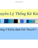 KIỂM ĐỊNH GIẢ THUYẾT - GIẢ THUYẾT KHÔNG