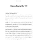 Quang Trung Đại Đế