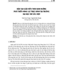 Đào tạo giáo viên theo định hướng phát triển năng lực thực hành tại trường Đại học Thủ Dầu Một