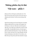 Những phiên chợ kì thú Việt nam - phần 1