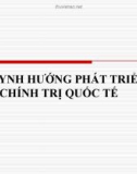 Khuynh hướng phát triển của chính trị quốc tế