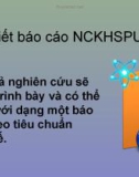 Phương pháp nghiên cứu khoa học