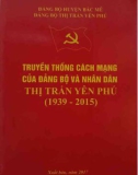 Ebook Truyền thống cách mạng của Đảng bộ và nhân dân thị trấn Yên Phú (1939-2015)