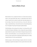 Lịch sử Rule of Law