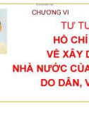 Bài giảng Tư tưởng Hồ Chí Minh: Chương 6 - GV. Hải Ngọc (ĐH Kinh tế TP.HCM)