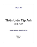 Trọn Bộ Lịch Sử Việt Nam - Thiền Uyển Tập Anh