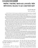 Những thương nhân Hà Lan đầu tiên đến Đàng Ngoài và Kẻ chợ năm 1637