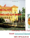 Bài giảng Tư tưởng Hồ Chí Minh - Chương 5: Tư tưởng Hồ Chí Minh về Đảng Cộng sản Việt Nam, về nhà nước của dân, do dân, vì dân