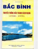 Ebook Bắc Bình-truyền thống đấu tranh cách mạng (1930-1975): Phần 1