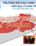 Đặc điểm tự nhiên và xã hội Trung Quốc