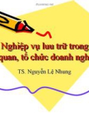 Nghiệp vụ lưu trữ trong cơ quan, tổ chức doanh nghiệp