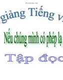 Bài giảng Tập đọc: Nếu chúng mình có phép lạ - Tiếng việt 4 - GV.N.Hoài Thanh