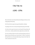 Chu Văn An (1292 - 1370)