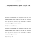 Lưỡng Quốc Tướng Quân Nguyễn Sơn