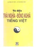 Từ điển Việt Nam về từ Trái nghĩa - Đồng nghĩa: Phần 1