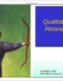 Lecture Marketing research - Chapter 4: Qualitative research