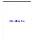 Nhân Vật Nổi Tiếng