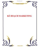 KẾ HOẠCH MARKETING - E MARKETING