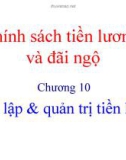 Chính sách tiền lương và đãi ngộ