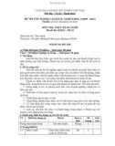 Đề thi tốt nghiệp cao đẳng nghề khoá 3 (2009 - 2012) nghề Quản trị khách sạn môn Thực hành nghề - Mã đề thi: QTKS - TH32