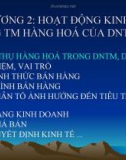 Bài giảng Kinh tế doanh nghiệp thương mại dịch vụ: Chương 2