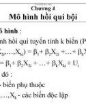 Bài giảng Kinh tế lượng - Chương 4: Mô hình hồi qui bội