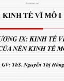 Bài giảng Kinh tế vĩ mô của nền kinh tế mở