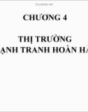 Bài giảng Kinh tế vi mô: Chương 4 - Hồ Hữu Trí