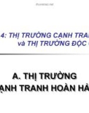 Bài giảng Kinh tế học: Chương 4 - Trương Ngọc Hảo