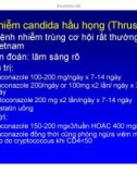 Bài giảng điều trị HIV : Tổn thương da do HIV part 6