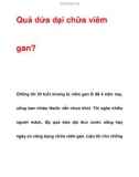 Quả dứa dại chữa viêm gan?