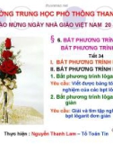 BẤT PHƯƠNG TRÌNH MŨ VÀ BẤT PHƯƠNG TRÌNH LÔGARIT