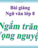 Bài giảng Ngữ văn 8 bài 21: Bài thơ Ngắm trăng