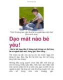 Dạo mát nào bé yêu!