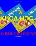 Bài giảng Khoa học 4 bài 3: Trao đổi chất ở người (tt)