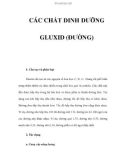 CÁC CHẤT DINH DƯỠNG - GLUXID (ÐƯỜNG)