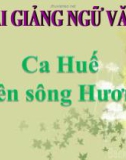 Bài giảng Ngữ văn 7 bài 28: Ca Huế trên sông Hương