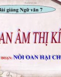 Bài giảng Ngữ văn 7 bài 29: Quan Âm Thị Kính