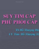 SUY TIM CẤP PHÙ PHỔI CẤP