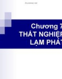 Chương 7: THẤT NGHIỆP VÀ LẠM PHÁT