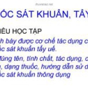 Thuốc sát khuẩn tẩy uế