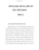 NHỮNG HỘI CHỨNG CHÈN ÉP DÂY THẦN KINH - PHẦN 2