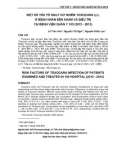 Một số yếu tố nguy cơ nhiễm toxocara spp. ở bệnh nhân đến khám và điều trị tại Bệnh viện Quân y 103 (2012-2013)