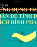 Bài giảng Giải tích 12 – Tiết 60: Ứng dụng tích phân để tính diện tích hình phẳng